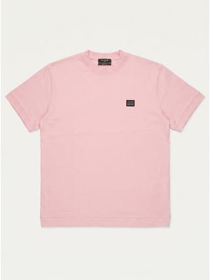 1. One-color T-shirt with embossed side logo Rose