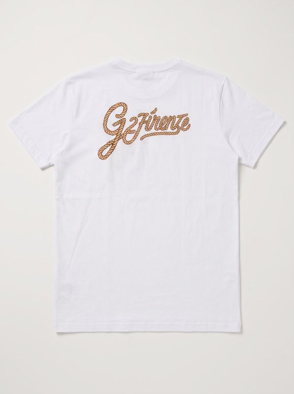 2. T-shirt logata Bianco G2 Firenze rope