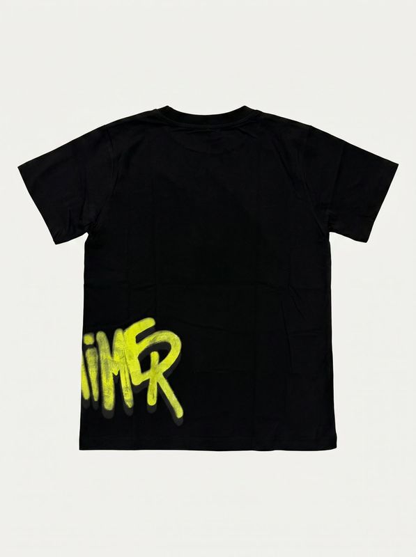 2. Solid color T-shirt Black Disclaimer k58859