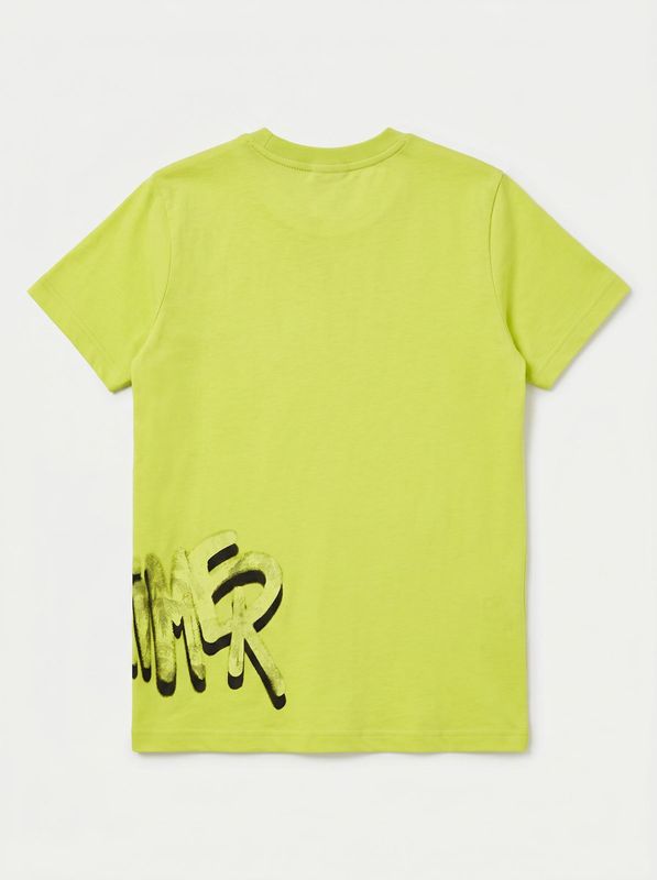 2. Solid color T-shirt Lime Disclaimer k58859