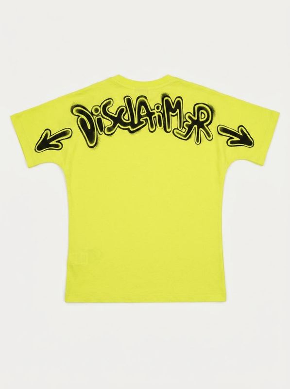 2. Solid color T-shirt Lime Disclaimer k58804