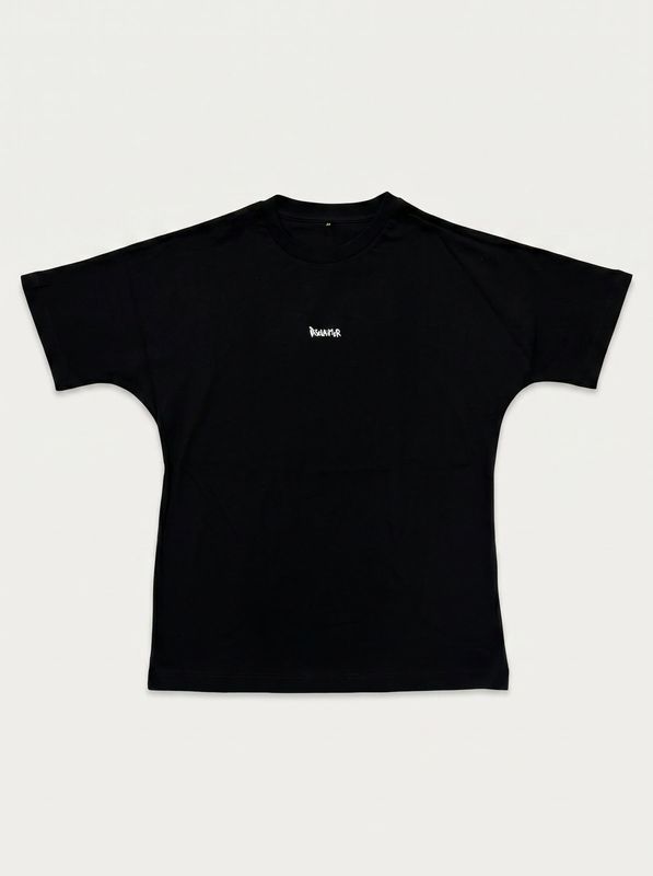 T-shirt tinta unita Nero-Bianco Disclaimer
