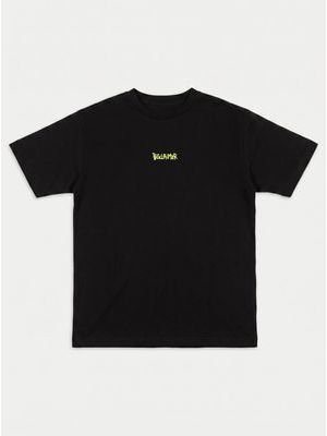 1. Solid color T-shirt Black-Lime