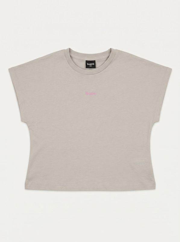 T-shirt crop Ghiaccio Disclaimer