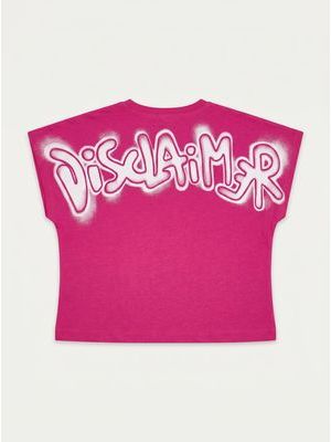 2. T-shirt crop Fuxia