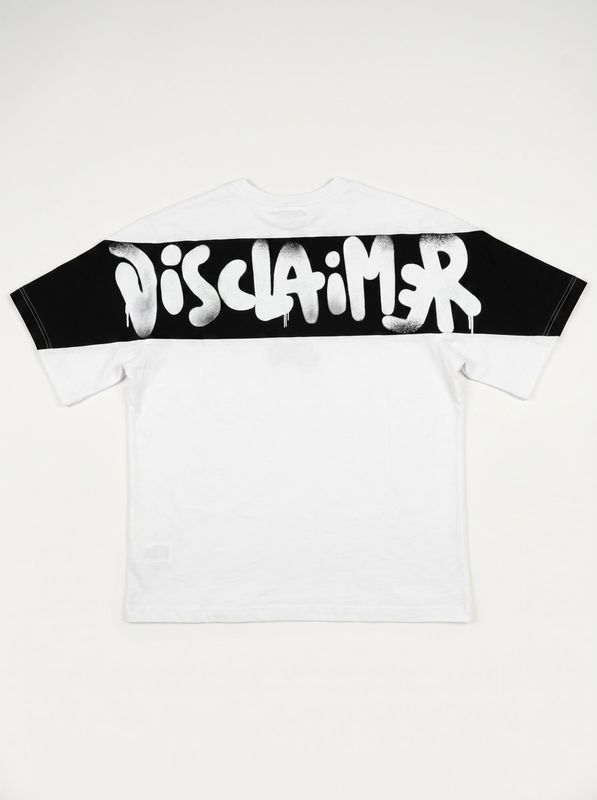 2. Solid color T-shirt White Disclaimer k58825