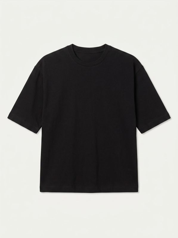 T-shirt tinta unita Nero-Bianco Disclaimer