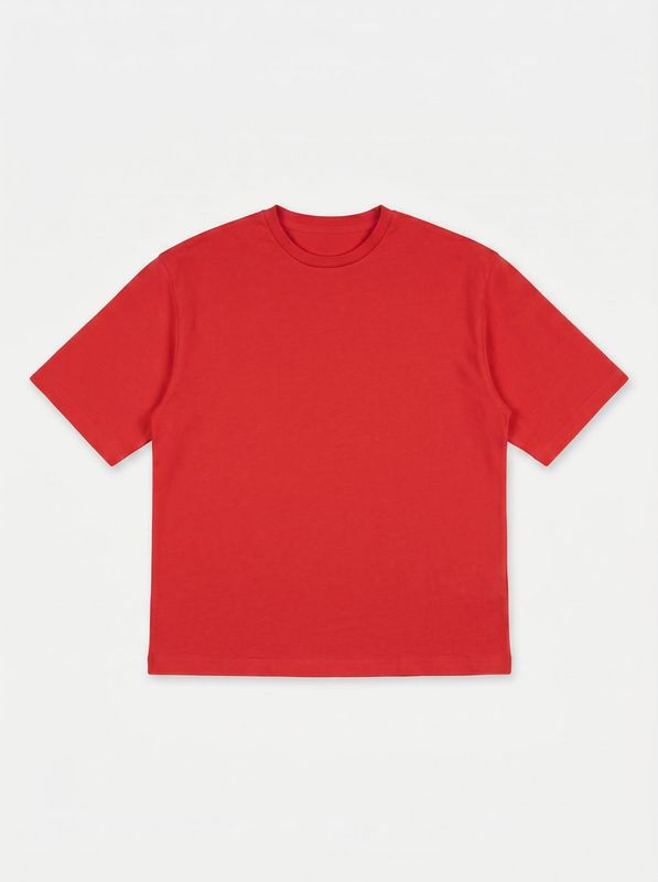 T-shirt tinta unita Rosso Disclaimer