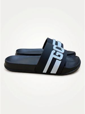 2. Ciabatte con fascia Nero-Bianco