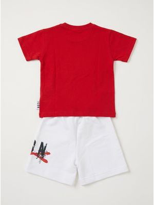 2. Complete with logo Red-White