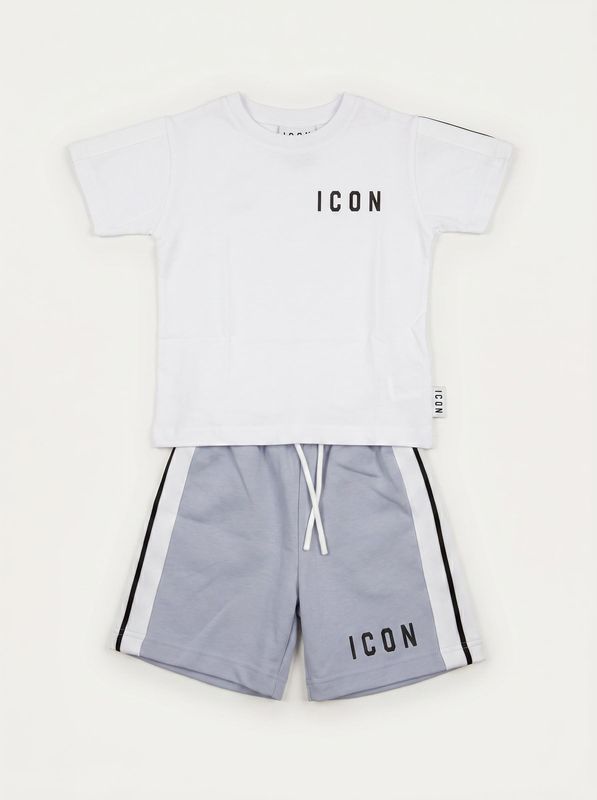 Logoed set White-Light Blue Icon