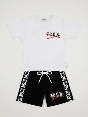 1. Logoed set Black and White