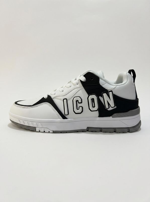 Sneakers logate Bianco Icon