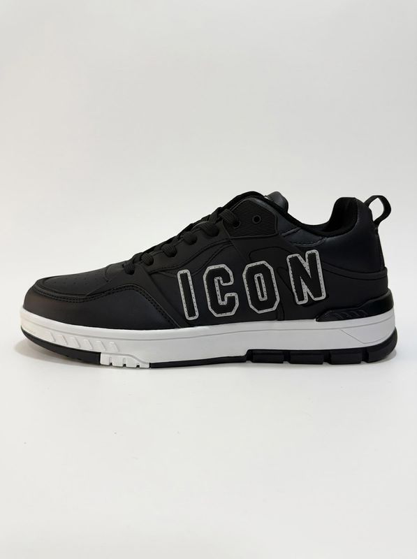 Sneakers logate Nero Icon