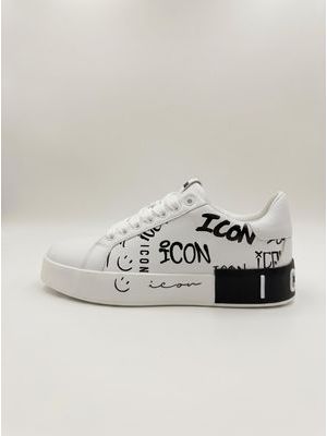 1. Sneakers logata Bianco