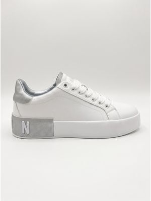 2. Logoed sneakers White-Silver