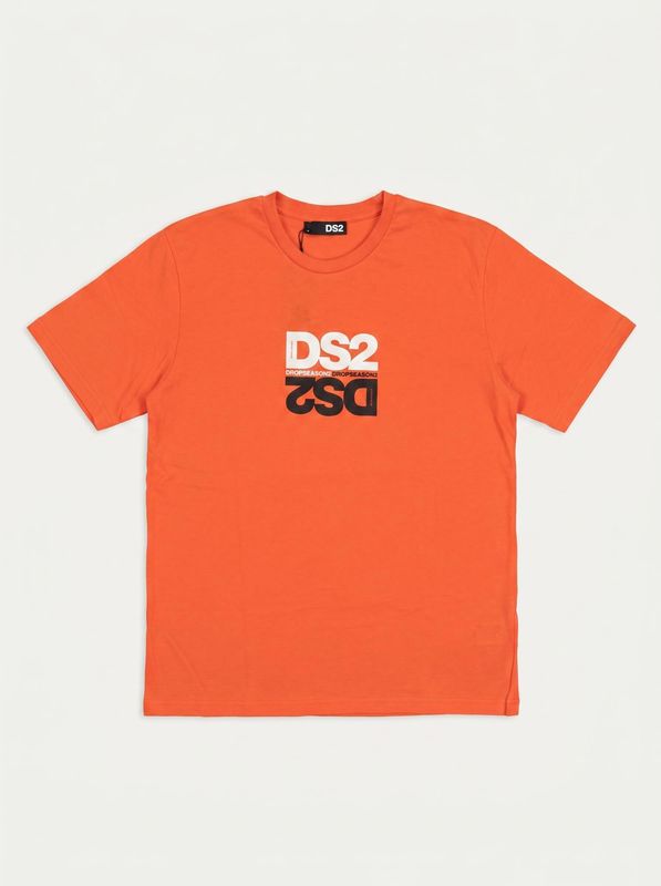T-shirt logata Arancio Drop Season 2