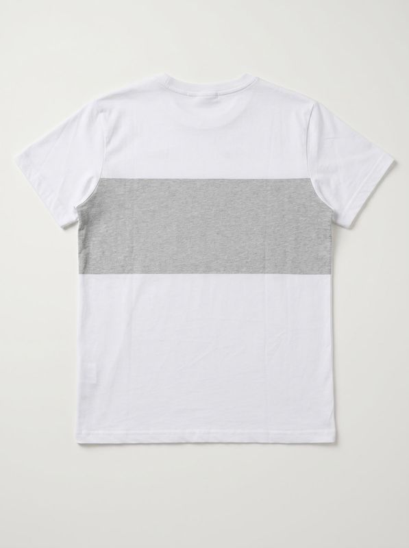 2. Plain T-shirt with logo band White Drop Season 2 ss26214