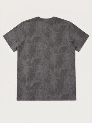 2. T-shirt with small central tone-on-tone logo Grey