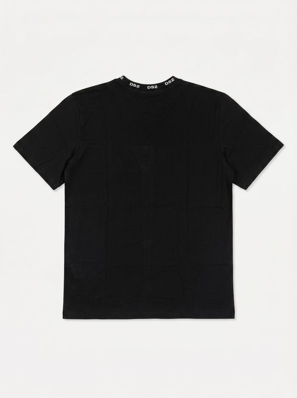 2. Single-color logo T-shirt Black Drop Season 2 ss26300