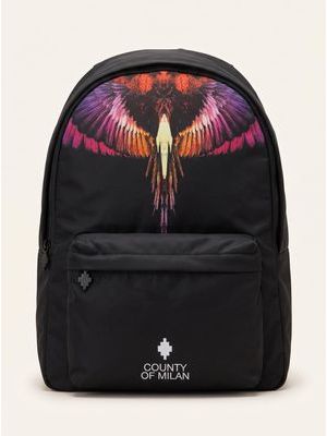 1. Zaino logato Nero-Arancio