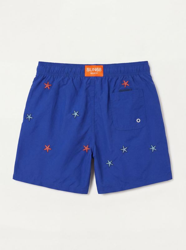 2. Costume mare a righe con stampe Royal Sun68 h36311
