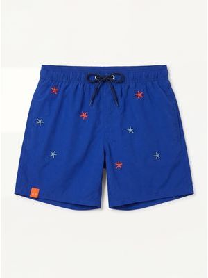 1. Costume mare a righe con stampe Royal