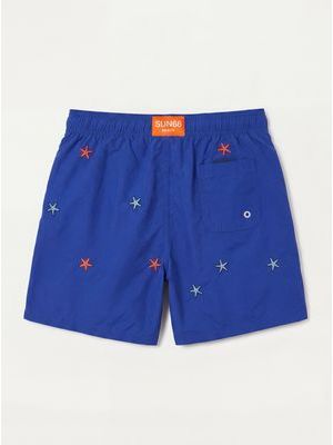 2. Costume mare a righe con stampe Royal