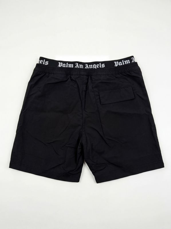 2. PALM ANGELS solid color swimwear with side logo Black Palm Angels pbfd005s26fab001