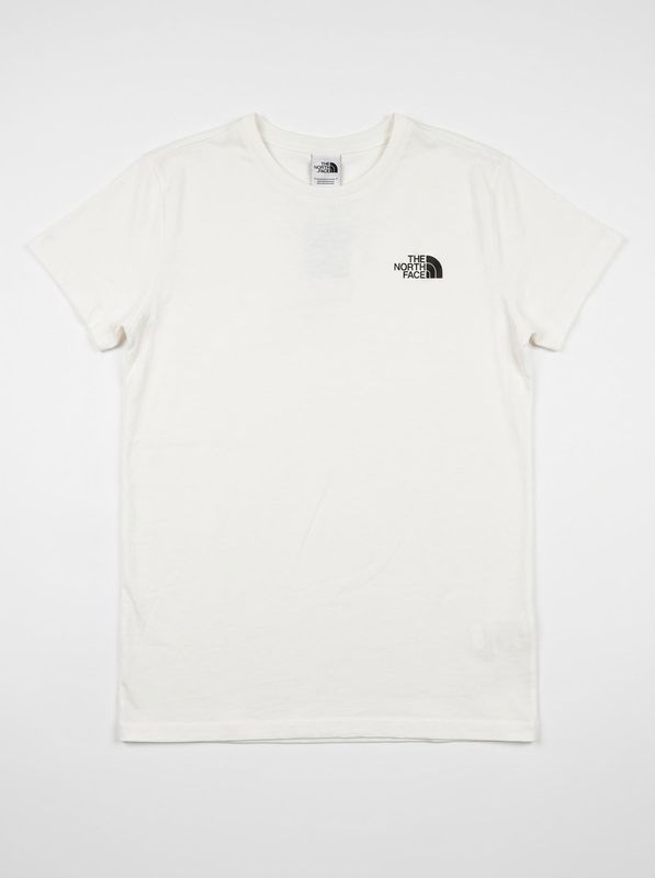 Solid color T-shirt with side logo White The North Face