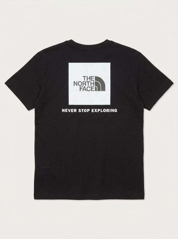 2. Solid color T-shirt with side logo Black The North Face nfoa8e