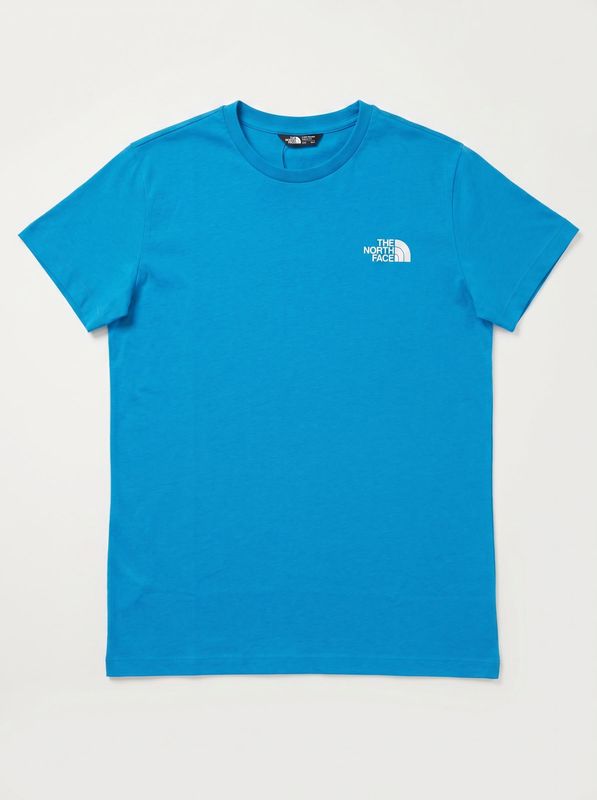 Solid color T-shirt with side logo Turquoise The North Face