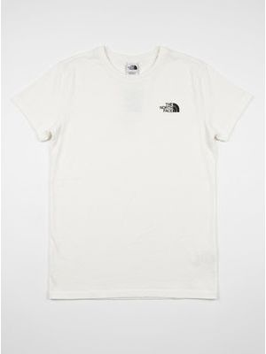 1. Solid color T-shirt with side logo White
