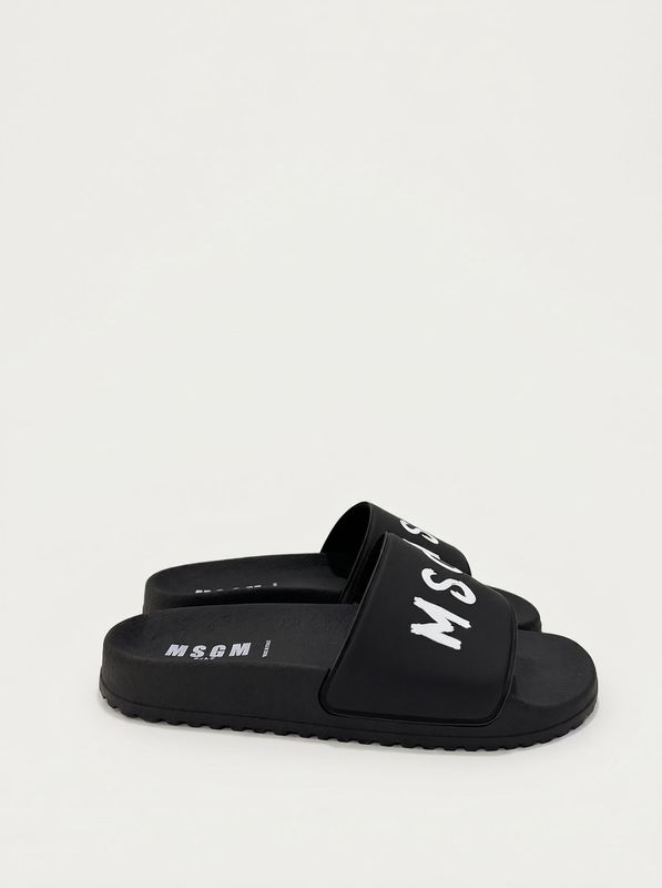 2. Ciabatte con fascia Nero MSGM 82505