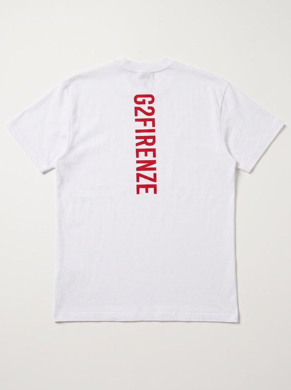 2. Logo T-shirt White G2 Firenze back