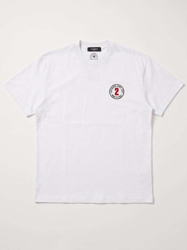 1. Logo T-shirt White G2 Firenze back