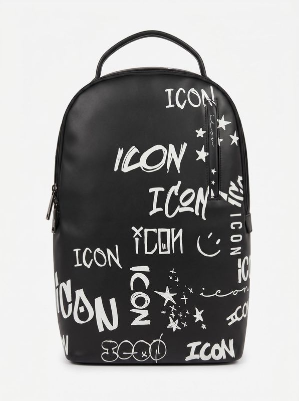1. Zaino logato Nero Icon icbu07a01