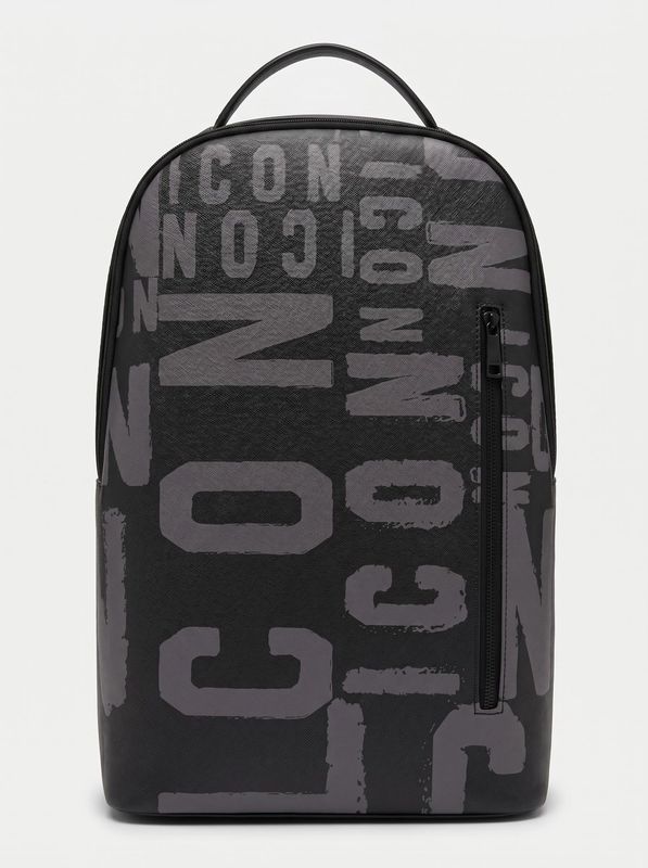 1. Zaino logato Nero Icon icbu08a01