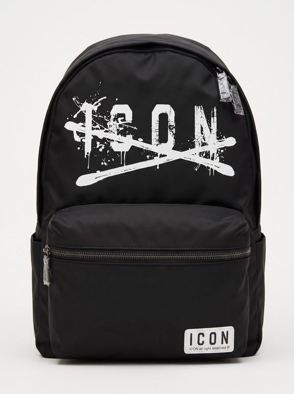 1. Zaino logato Nero Icon icbu01a01