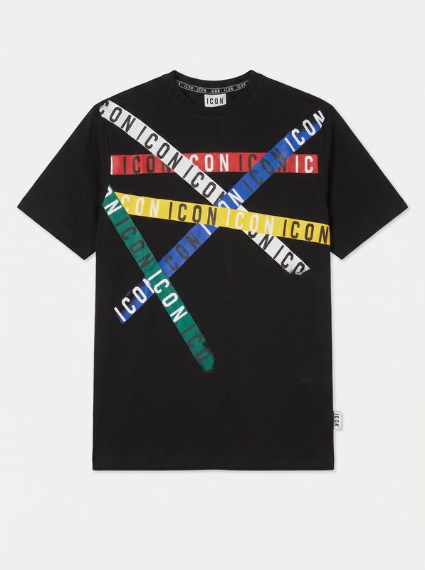 Logo T-shirt Black Icon