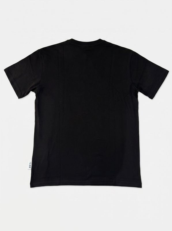2. T-shirt logata Nero Icon iut038