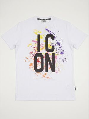 1. T-shirt logata Bianco