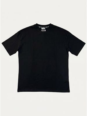 1. Solid color T-shirt with logo Black-White