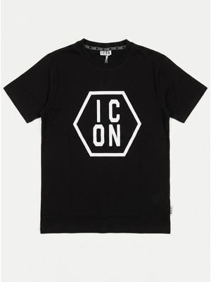 1. T-shirt logata Nero-Bianco