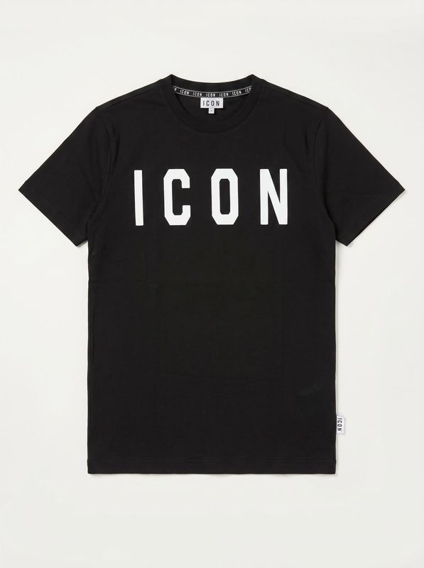 Logo T-shirt Black-White Icon