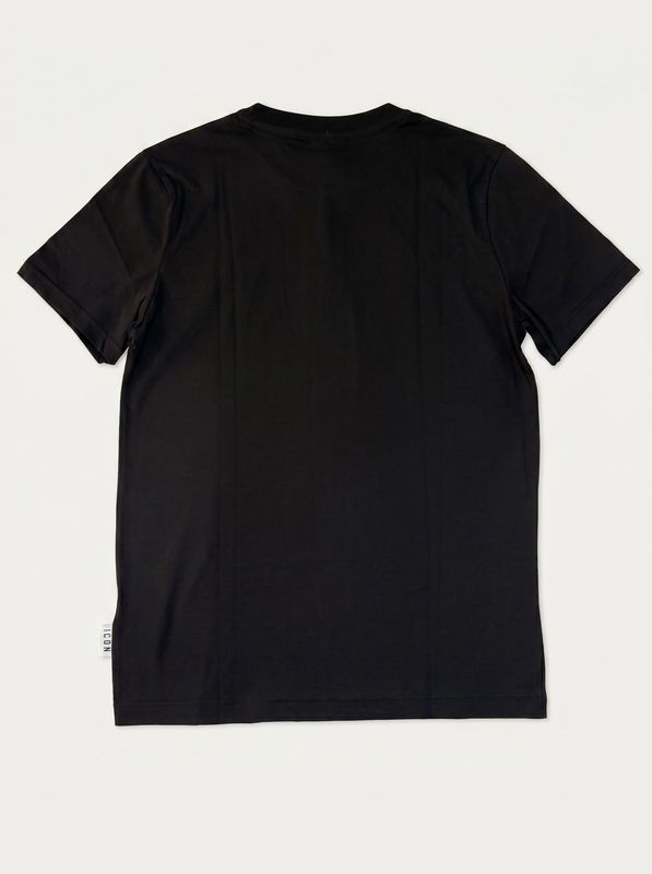 2. Logo T-shirt Black-White Icon iut001