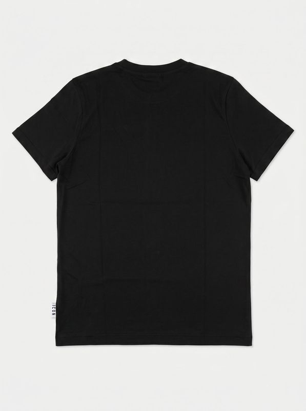 2. T-shirt logata Nero Icon iut001