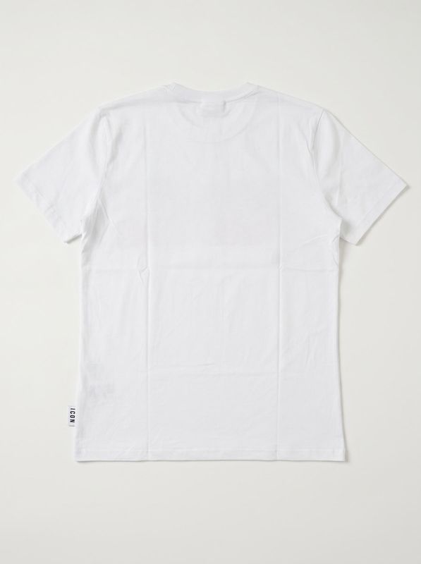 2. T-shirt logata Bianco Icon iut015