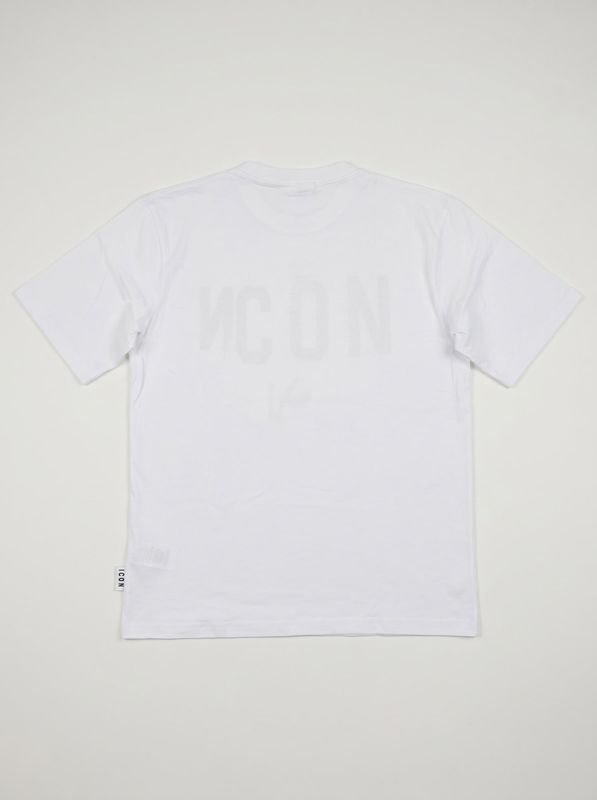 2. Plain T-shirt with logo White Icon iut012