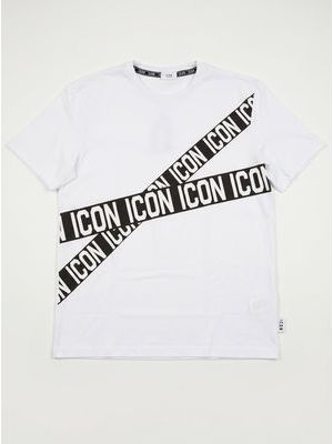 1. T-shirt logata Bianco